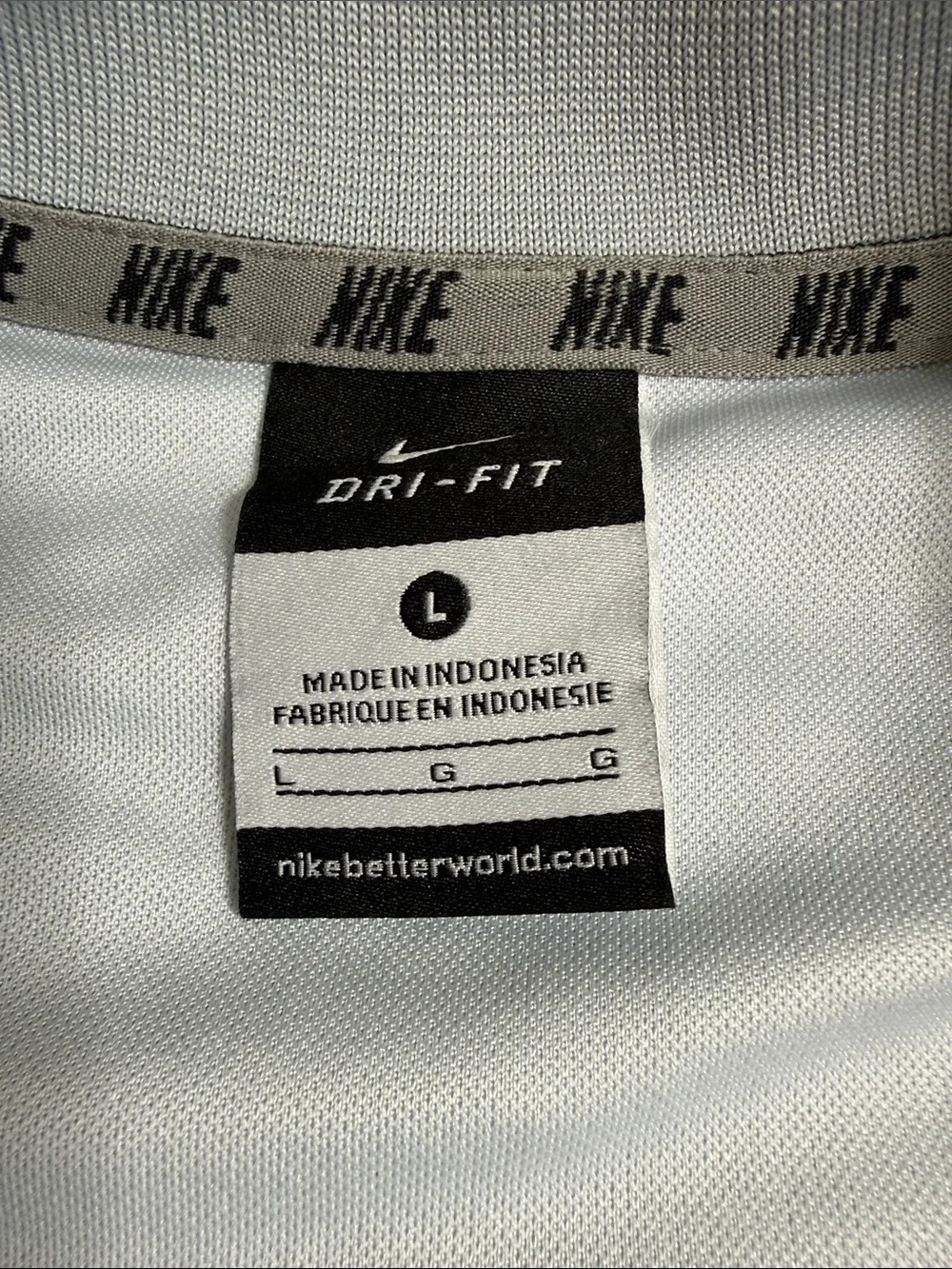 Nike White & Gray FSU Men's Polo Shirt